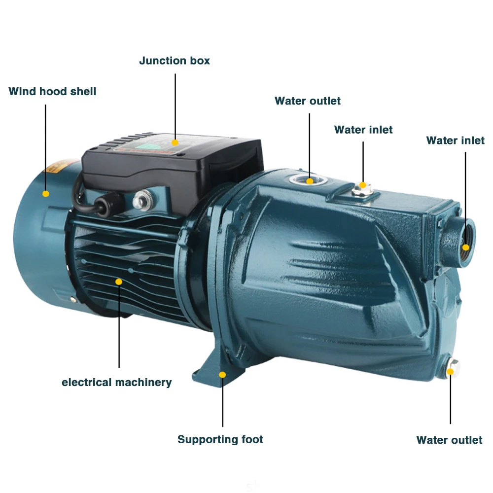 1inch 220v 0.75hp High Quality Electric Irrigation Self-Priming Surface Jet Water Pump