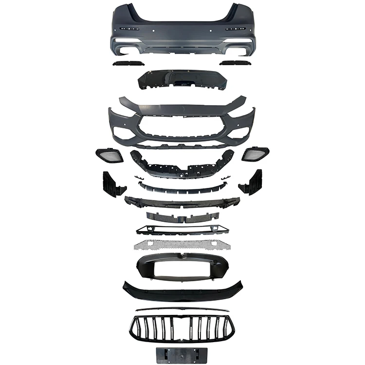 Trofeo Style Car Bumper Front Lip Rear Diffuser Side Skirt Vents Spoiler Body Kit For MASERATI GHIBLI 2014+