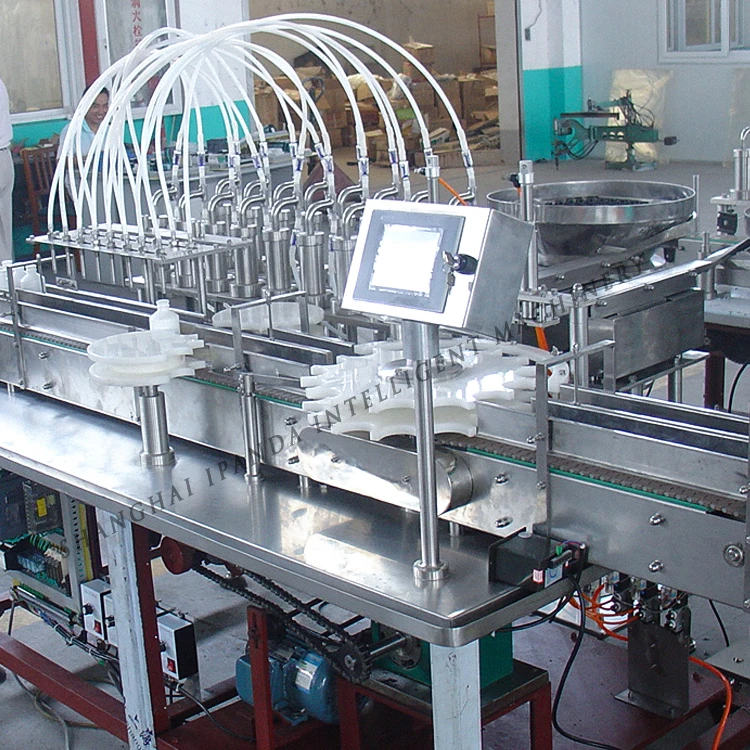 Automatic dry injection filled machine vial filling sealing machine