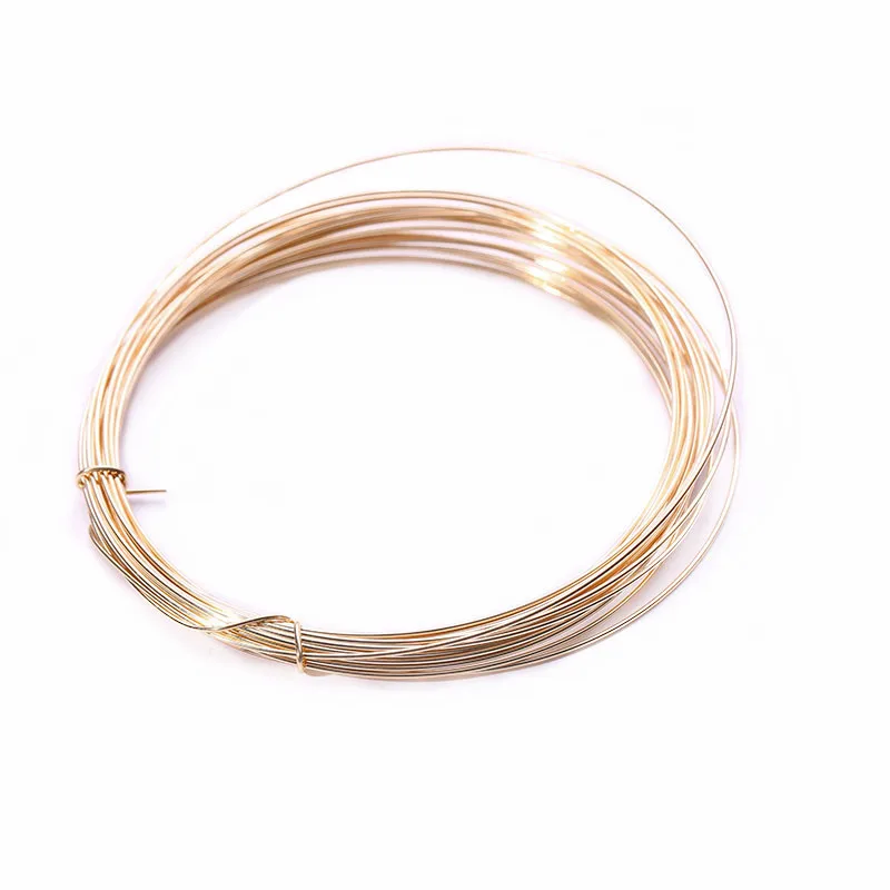 Non Tarnish Real 14Kt Gold Filled Wire for DIY Jewelry Making Supplies 4.5 meter/pack