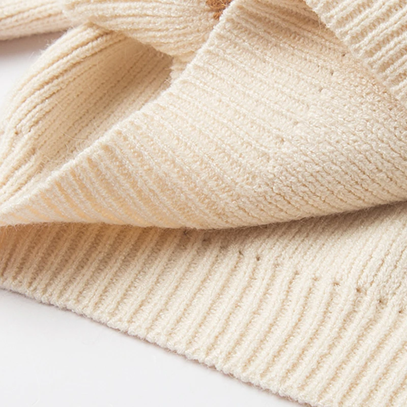 
Wholesale latest new lovely children clothes comfortable cotton tops cute ruffle girls stylish knitted pullover sweater 