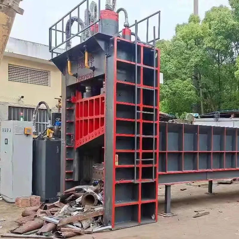 Heavy Metal Scrap Gantry Shear Iron Cutting Machines Hydraulic Guillotine Shear
