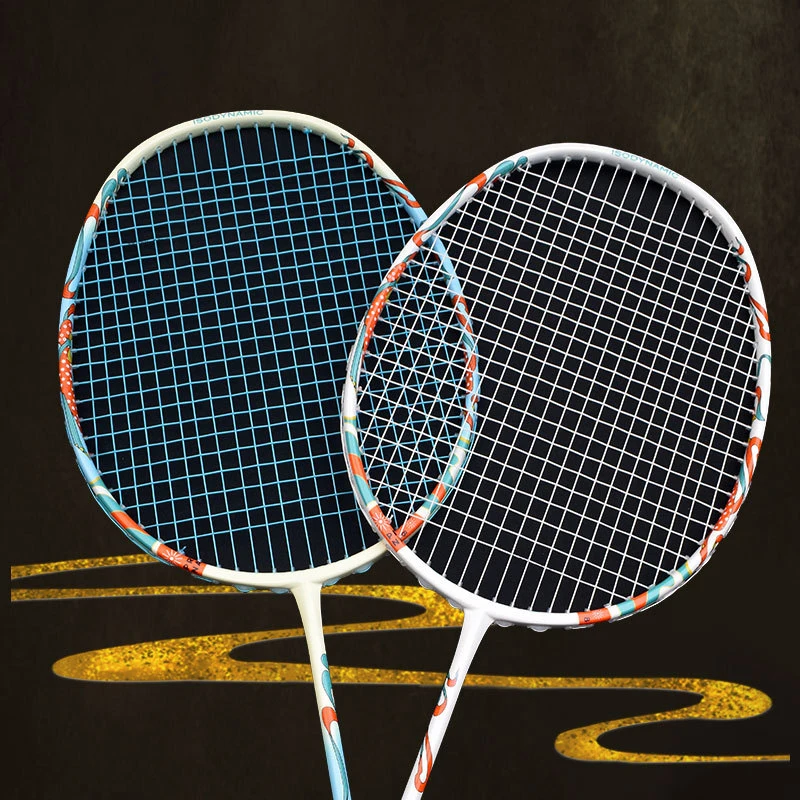 New degin badminton rackets for adults and children Cheap Top Quality Weight Iron Racket Wise String Badminton Rackets