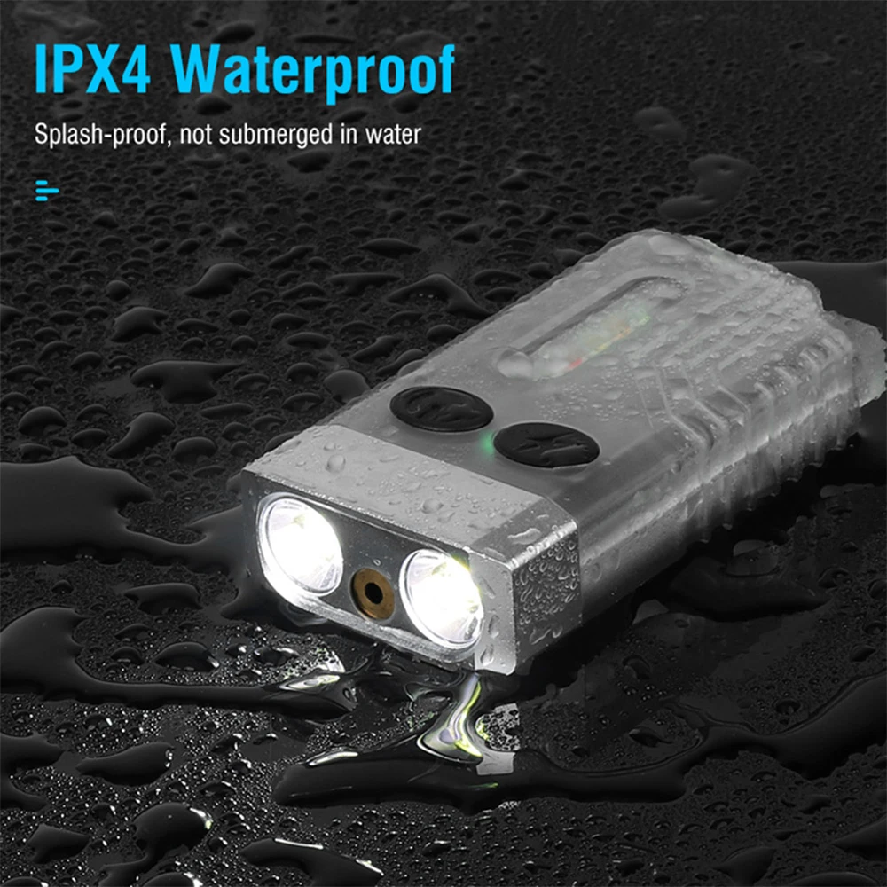 Один сенсорный Экстремальная яркость 1000 люмен компактный фонарик USB зарядка Открытый тактический свет EDC