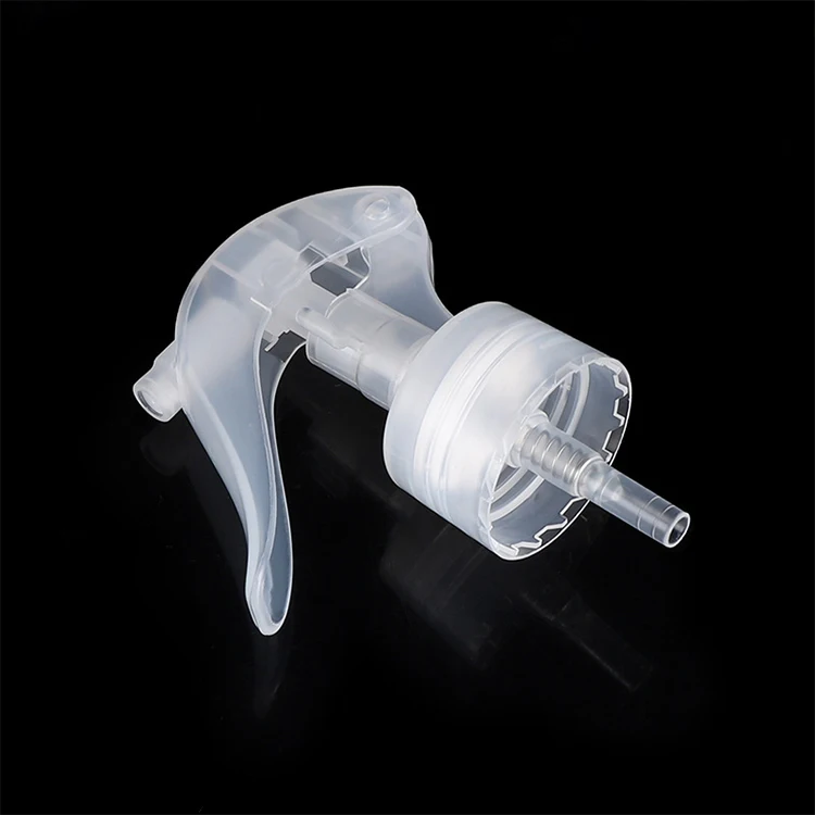 In Stock 24/410 Luxury  PP Chemical Clear Transparent Trigger Sprayer Head