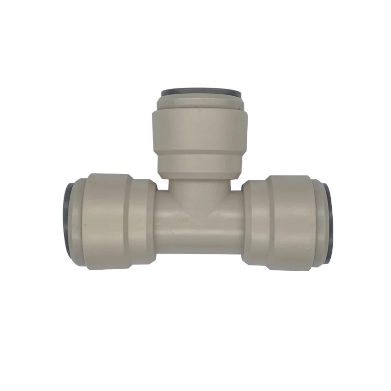 DMfit push-in pipe fitting 6mm 12mm T three-way RV cold water pipe and water purifier connector
