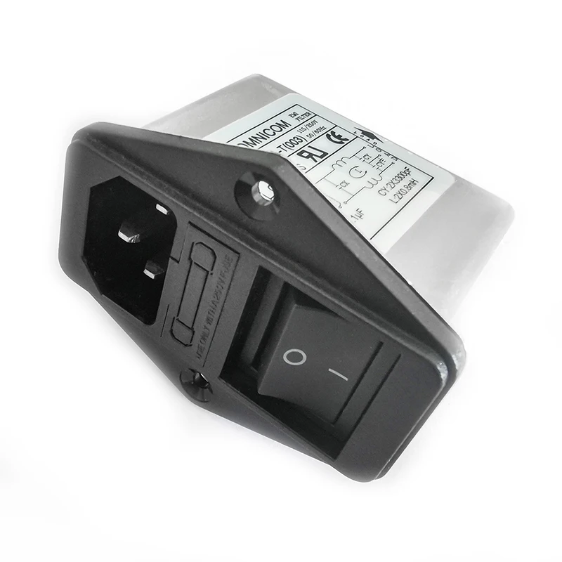 Заводская оптовая продажа запчасти для аркадного шкафа EMI фильтр 6A 115V/250V стиральная машина с автоматом переменного тока