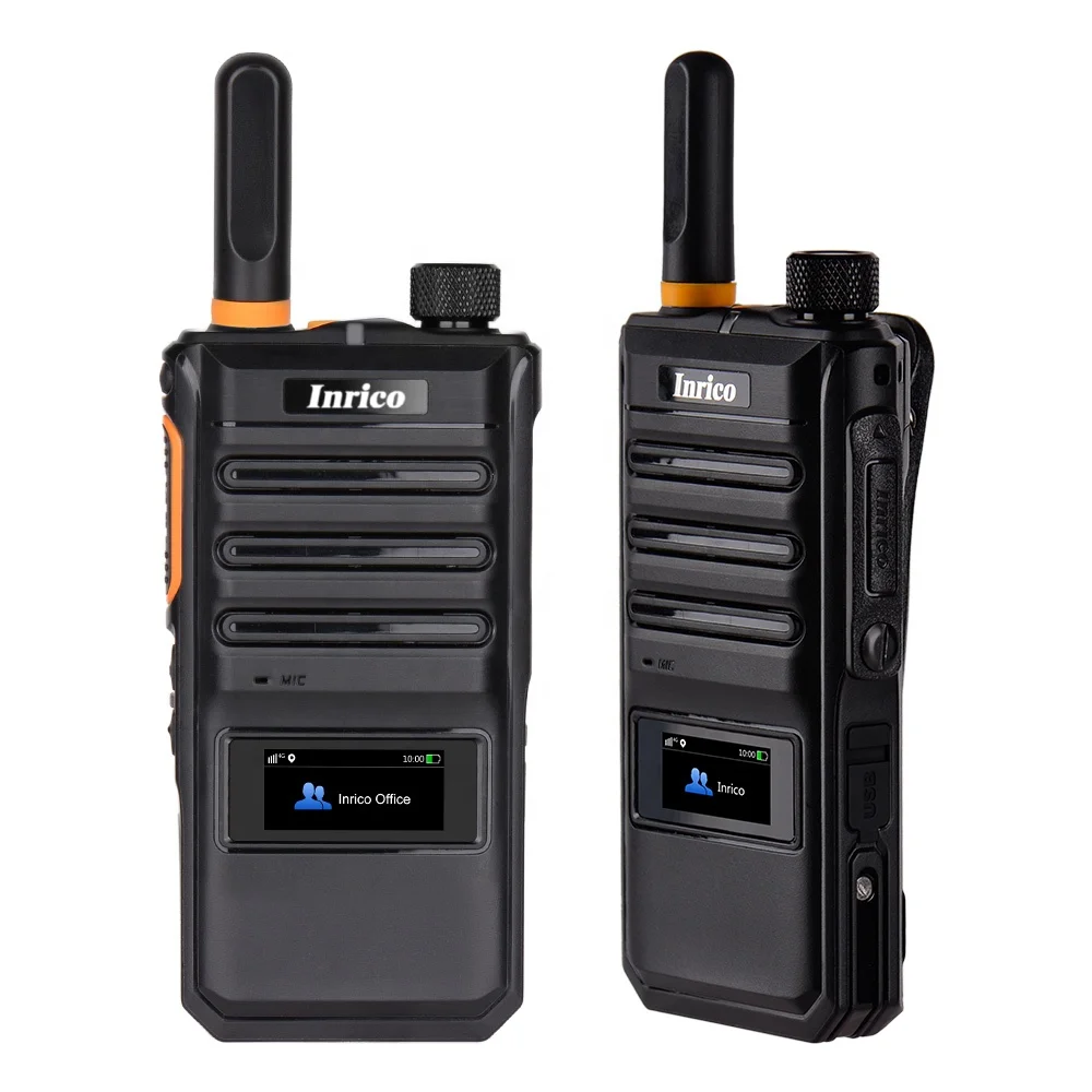 Inrico T620 4 аппарат не привязан к оператору сотовой связи Портативный сети общего пользования Радио Android система глобального иди и болтай Walkie