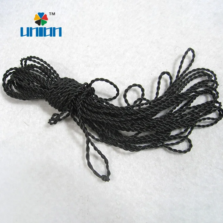 Wholesale 2mm 3mm Thin Black Twisted PP Cord String for Bracelet