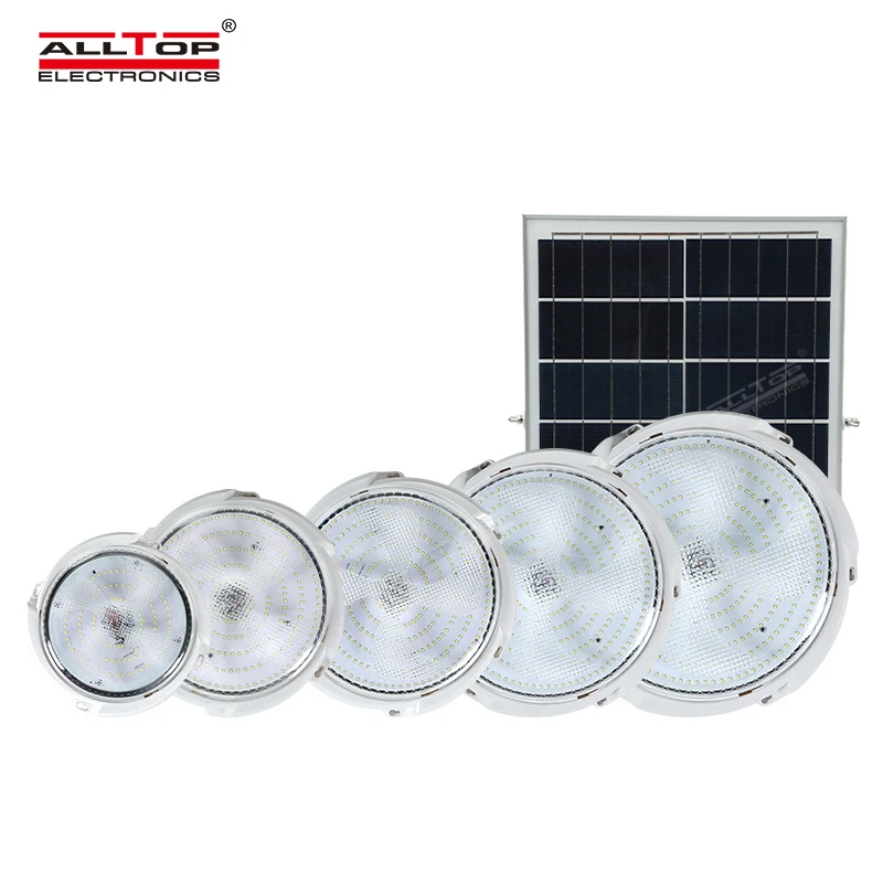 ALLTOP Zhongshan Wholesale Waterproof IP65 30w 50w 80w 100w 150w Outdoor Solar LED Ceiling Light