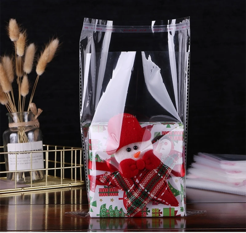 Custom Zip lock  plastic bags Clear Self sealing bags for Food storage Freezer Bags self-adhesive labels