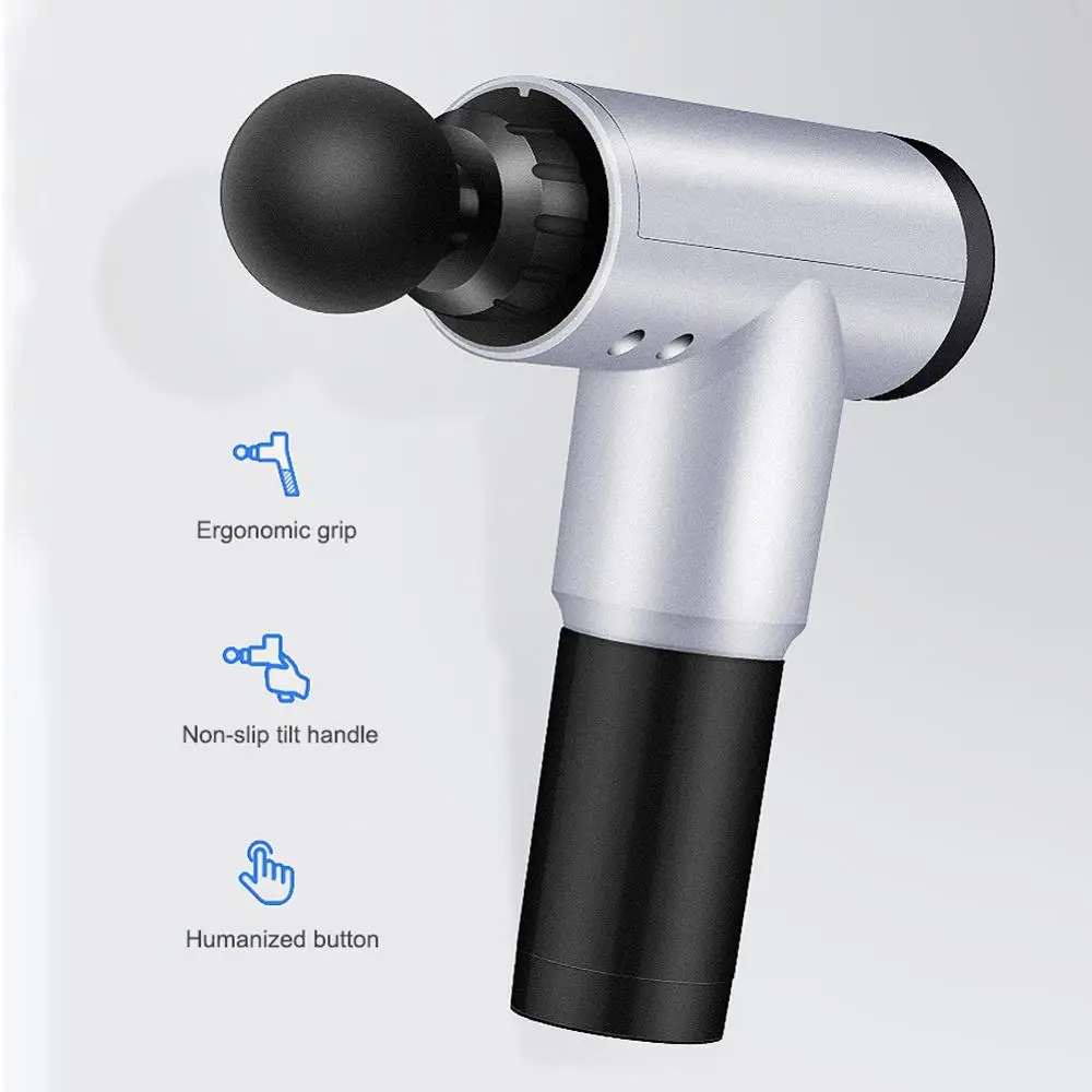 Massage Gun Deep Tissue Percussion Muscle Massager for Pain Relief, Handheld Percussive Therapy Fascia Gun for Athletes