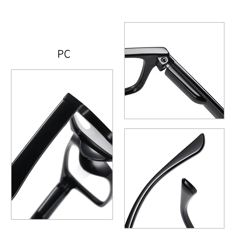 Factory Direct New Fashion Full Rim Square Unisex Blue Blocking Reading Glasses