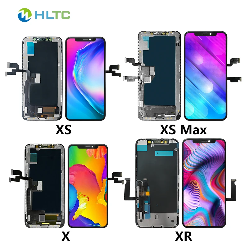 mobile phone soft oled refurbished lcd touch lcd assembly digitizer screen China replacement for iphone x gx xr display