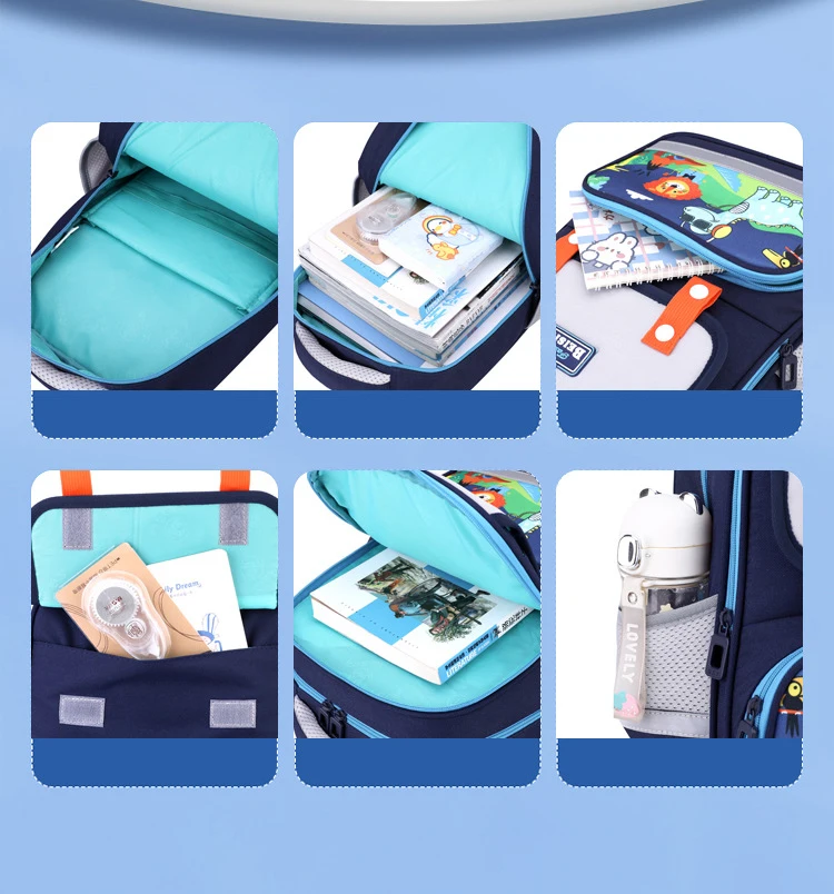 wholesale 2024  kawaii children schoolbag book kids backpack high quality cartoon cute school bags for kids boys