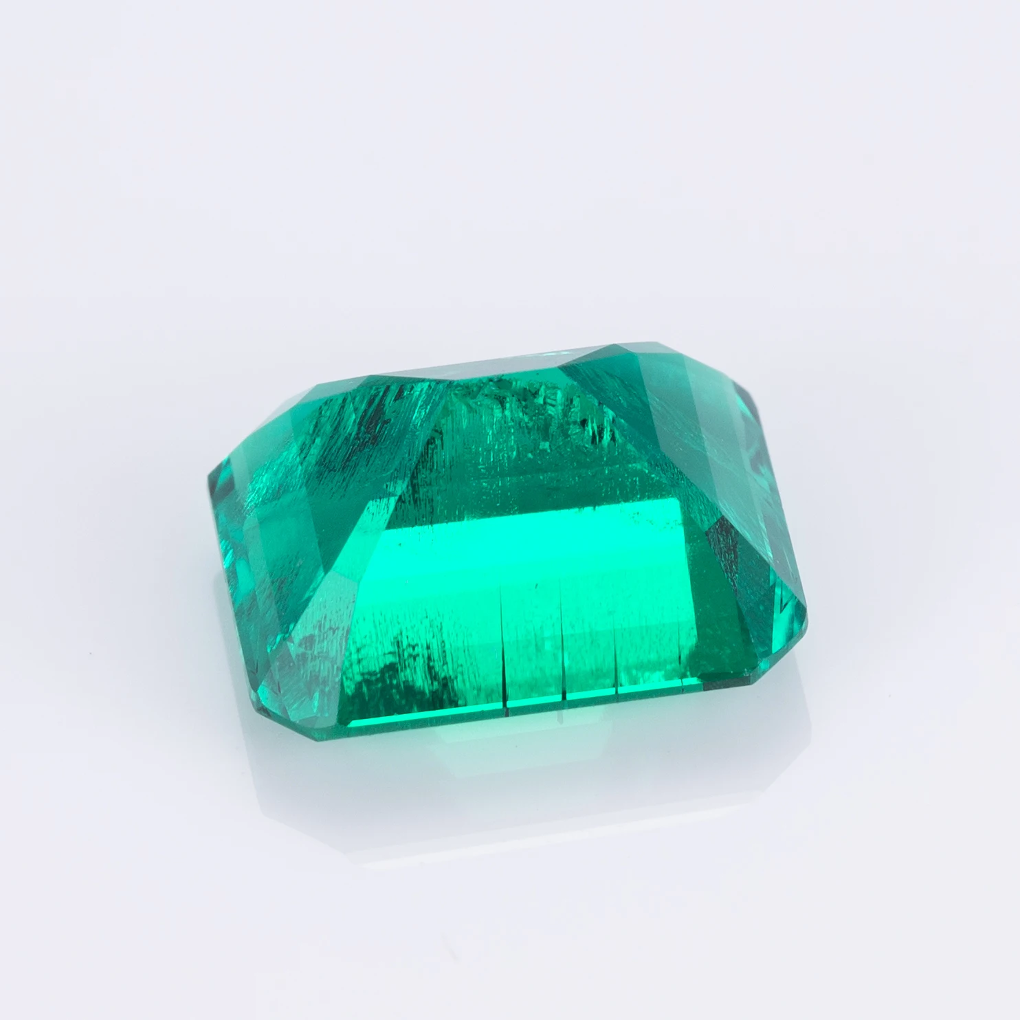 Messi Gems Wholesale Factory Price Colombia Lab Grown Emerald  Lab Created Emerald Emerald Cut