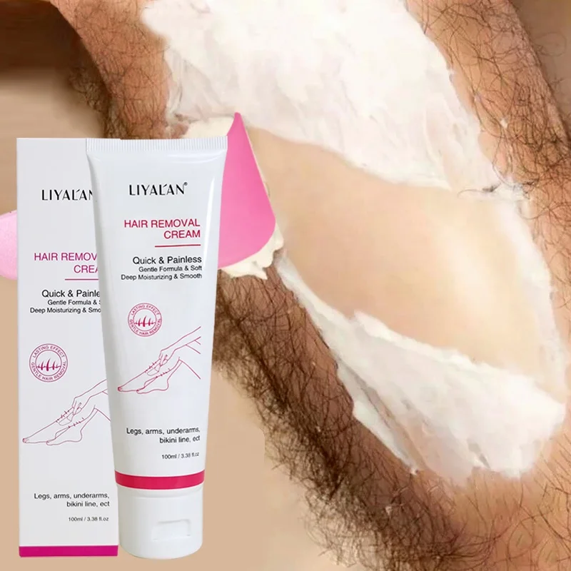 OEM Men And Women Herbal Depilatory Cream Permanent Painless Hair Removal Cream for Removal Armpit Bikini Legs And Arms