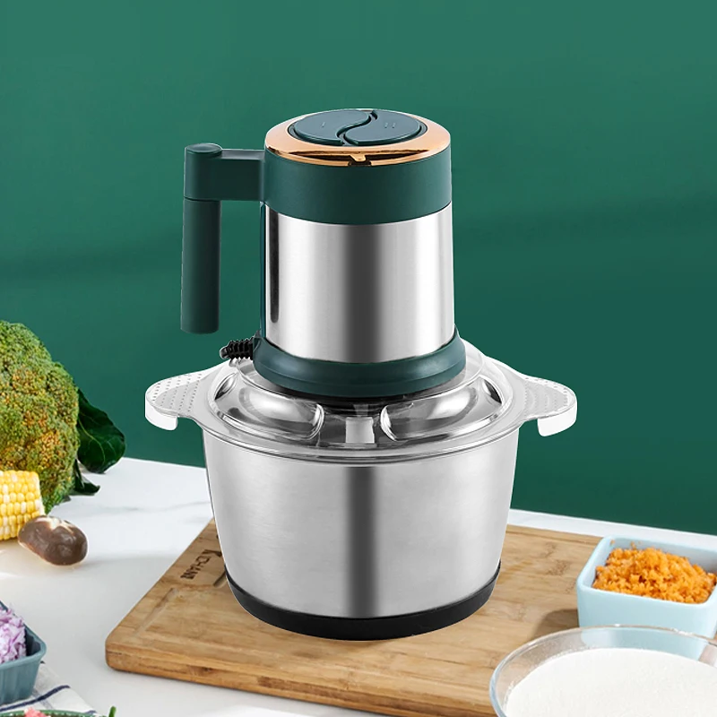 3000W Sale Meat Grinder 2In 1 The Brown Stainless Steel Blender Electric Vegetable And Meat Grinder