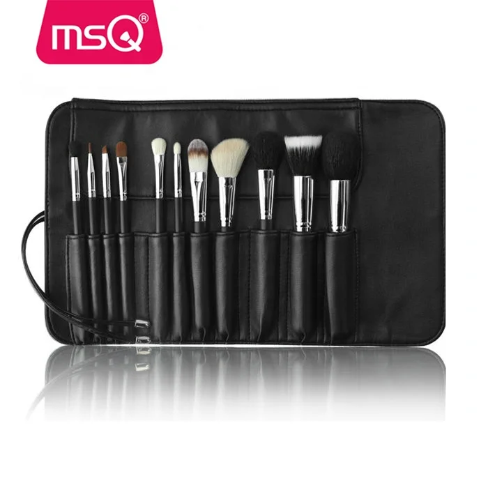 MSQ 11pcs professional makeup brush goat hair makeup brush best selling brush makeup kit
