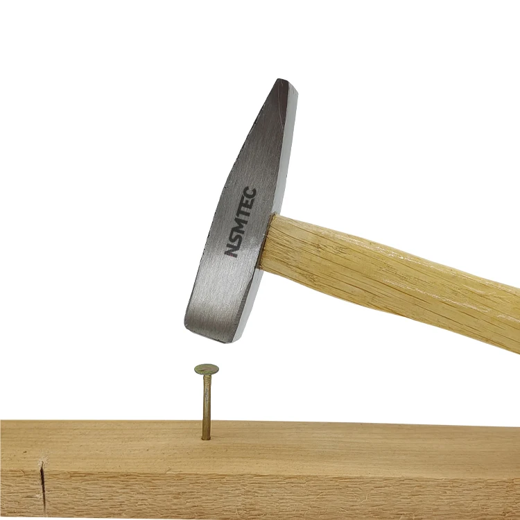 NSMTEC 100g 500g 600g 800g 1000g 1500g Machinist hammer wooden handle Forged Steel Blacksmith Forging Riveting