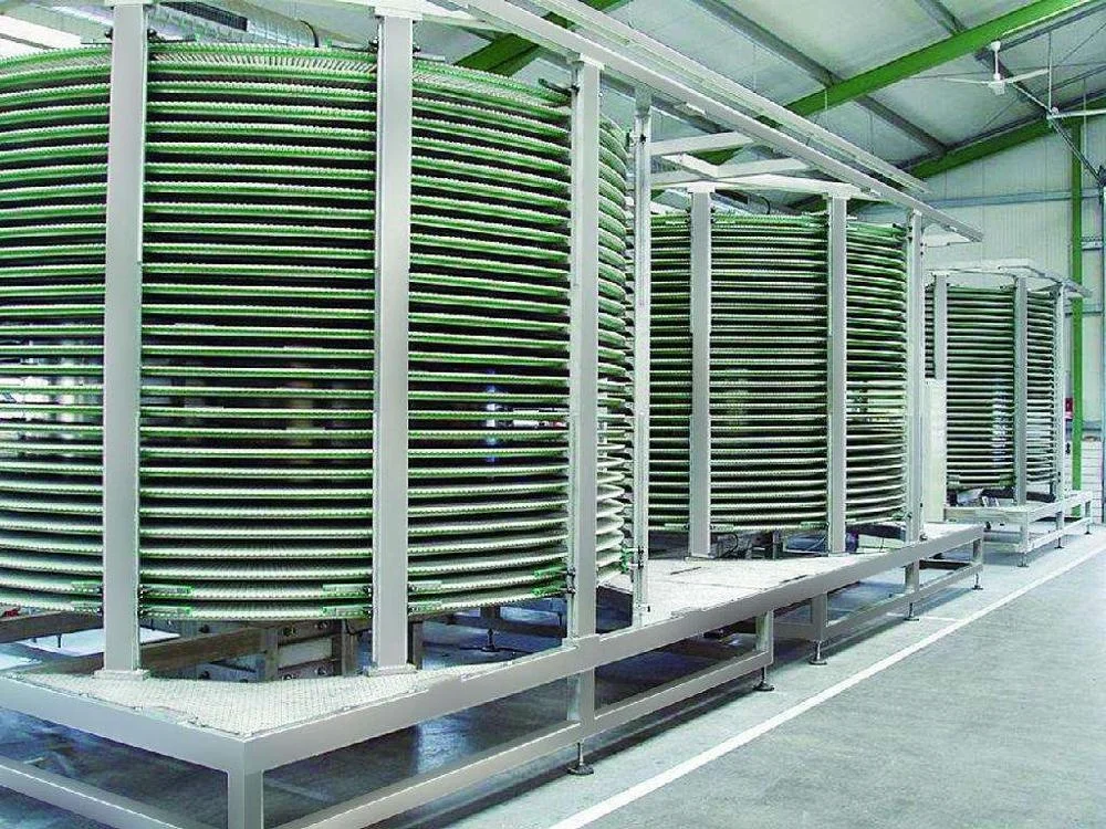 
CE approved seafood freezing IQF tunnel blast freezer/fish frozen 