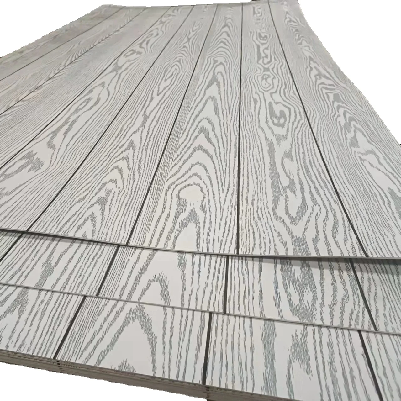 high quality paper overlay grooved plywood