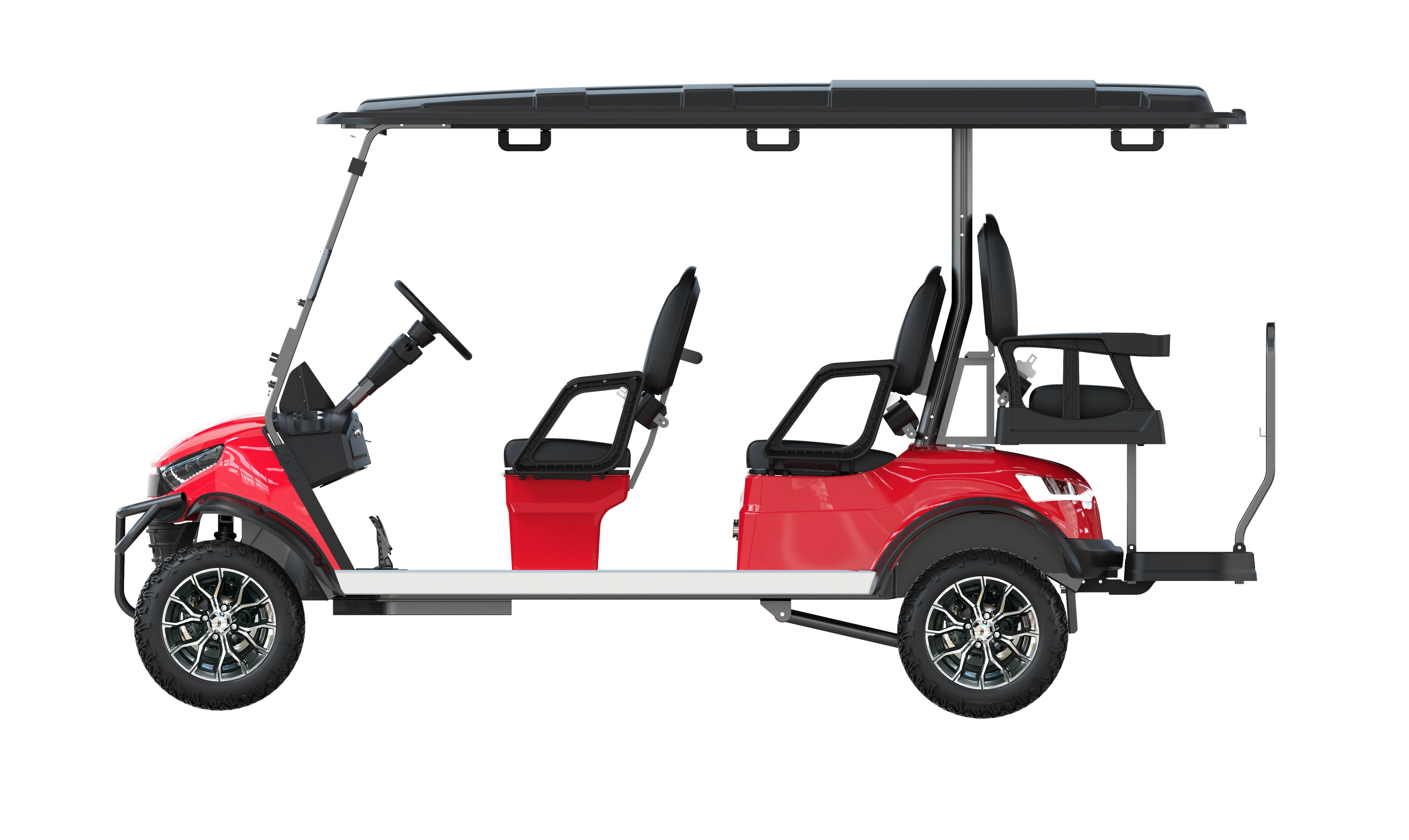 golf car new energy 6 seater golf cart 48V 5KW golf cart lithium battery Chinese manufacture