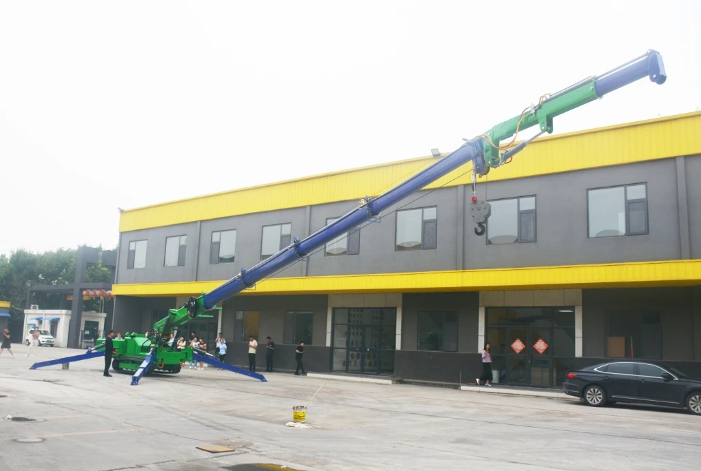 8-Ton Mini Electric Crawler Spider Crane New Home/Construction/Farm Gear with Bearing Gearbox Pump Pure Construction Cranes