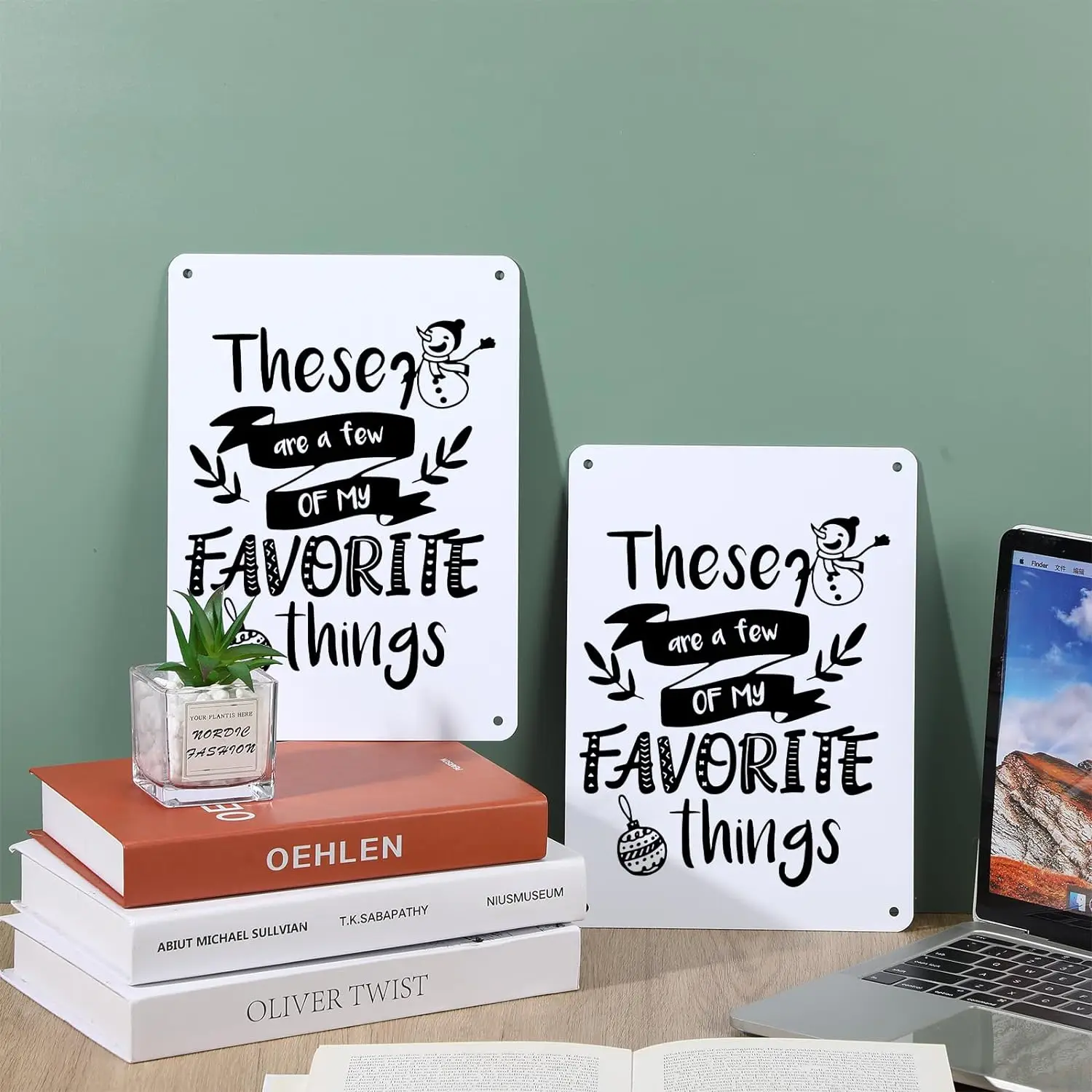 White Metal Signs Sublimation Aluminum Plates Sheets Blanks 7 x 10 Inches Custom Parking Sign for Crafts Yard Garden Outdoors