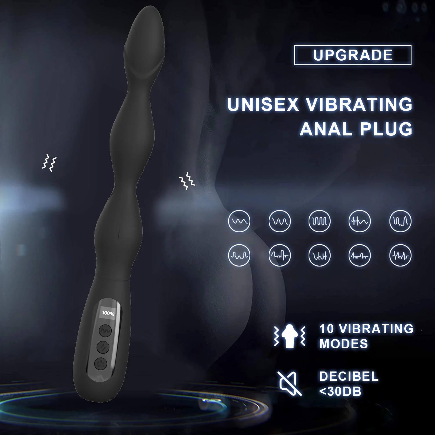 SEXBAY USA hot product Silicone vibrator heating electric shock multi-function adjustable female prostate vibration massage