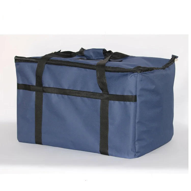 Factory price big waterproof nylon insulated thermal bag Heavy duty Pizza cooler food delivery bag