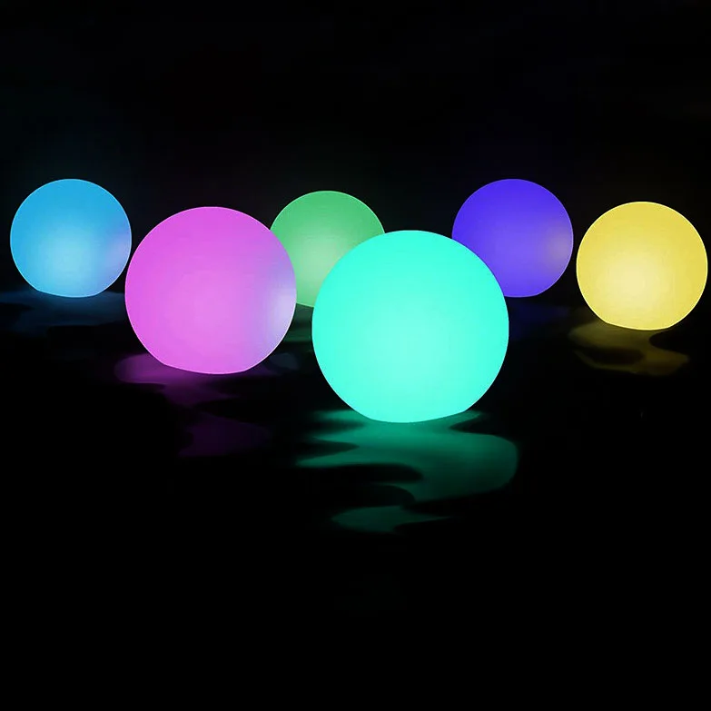 Outdoor Garden Led Glowing Ball Lamp Grass Lighting Ball LED plastic Flashing Ball for Christmas
