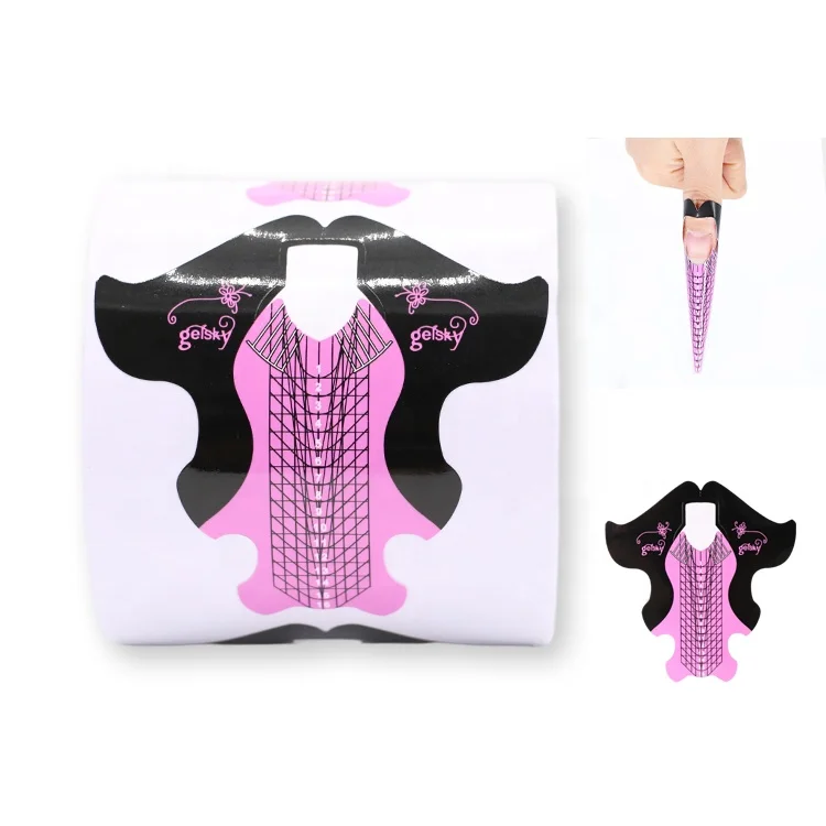 Gelsky Nail Tool Manufacturer Paper Nail Form Original Design Private Label Nail Form