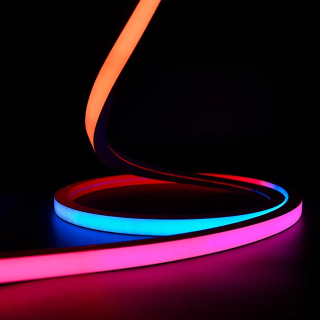 Flex Silicone 1616 Neon Tube IP66 Waterproof LED Flexible Profile with 10mm led Strip ucs2904 rgbw  for Decoration lighting