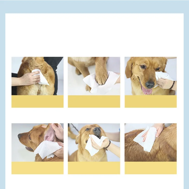 Wholesale Quality Dog Cat Eyes Ears Cleaning Pet Wet Wipes Non-stimulating Formula