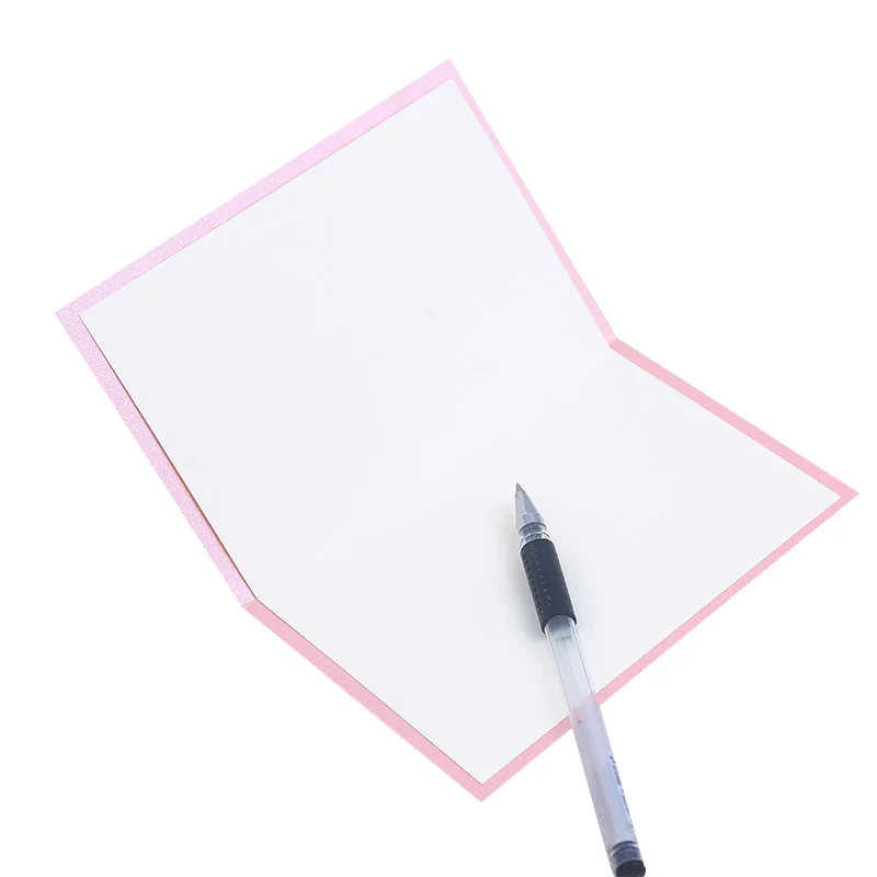 Customized Design  Recycled Paper Offset Printing Business Thank You Greeting Card Postcards with Business Cards