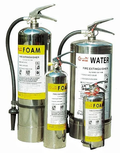 Wet Chemical Fire Extinguisher Stainless Steel Foam and Water Agent Dry Powder Type for Fire Fighting