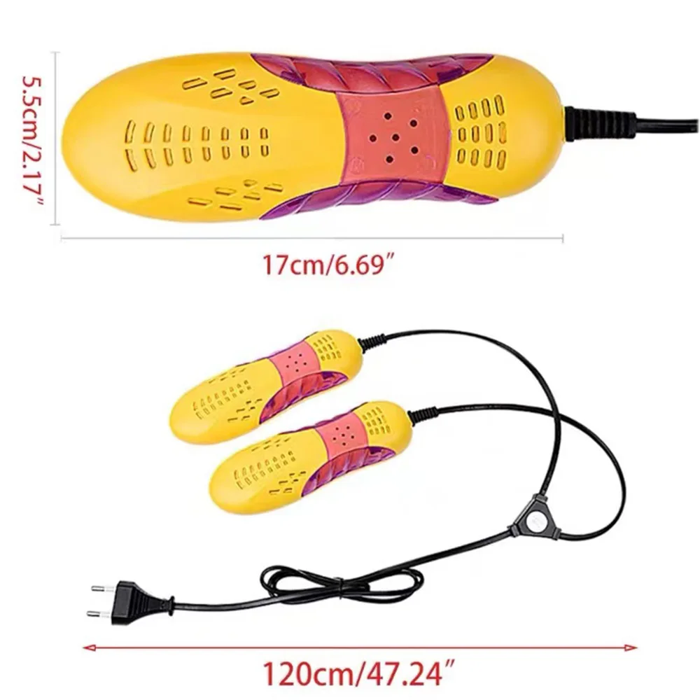 Electric UV Shoe Dryer Heater Deodorizer Dehumidify Device Shoes Drying Machine EU/US Plug 20W 50Hz Shoe Heater Dropship