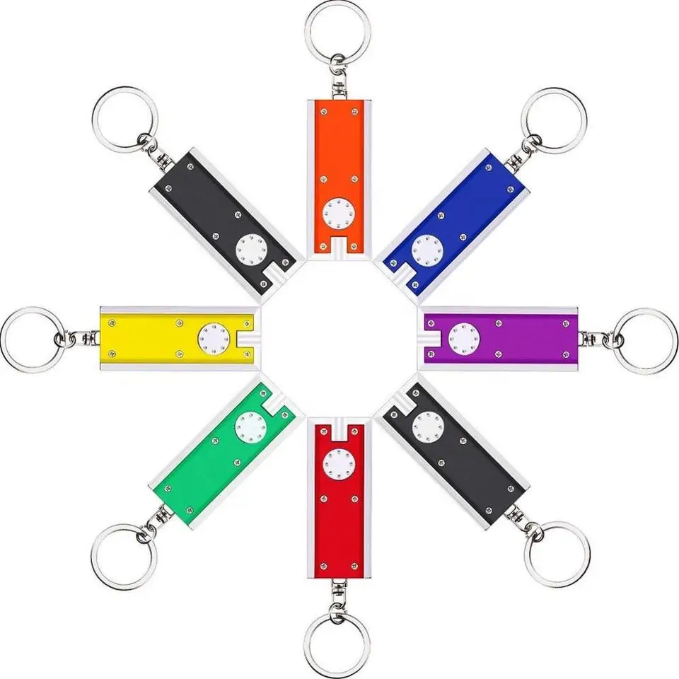 OEM Promotional Gift Flash Flashlight Mini Led Light Keychain