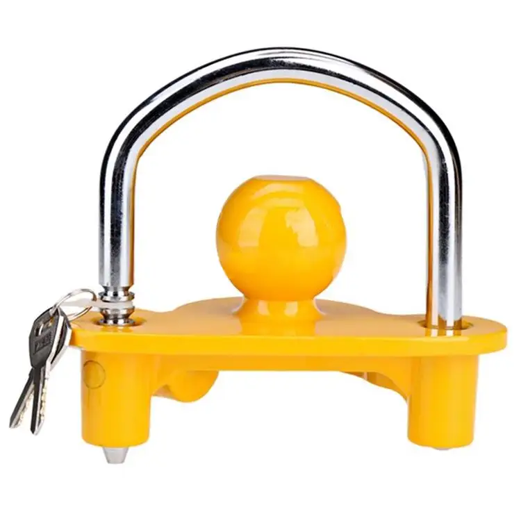 NewTrailer Coupling Hitch Lock Trailer Parts Universal Tow Ball Car Security Anti-Theft Lock Trailer Accessories