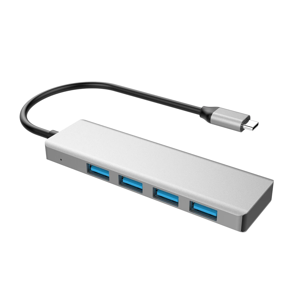 Guanchen 4 Ports USB 3.0 Hub Ultra Slim Data USB Hub for MacBook Mac Pro Mac mini iMac Surface Pro XPS PC Mobile HDD