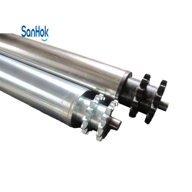 Customized High Bearing Weight 30-300 KG/PC Carbon Steel Double-Row Adjustable Accumulation Roller For Conveyor Belt