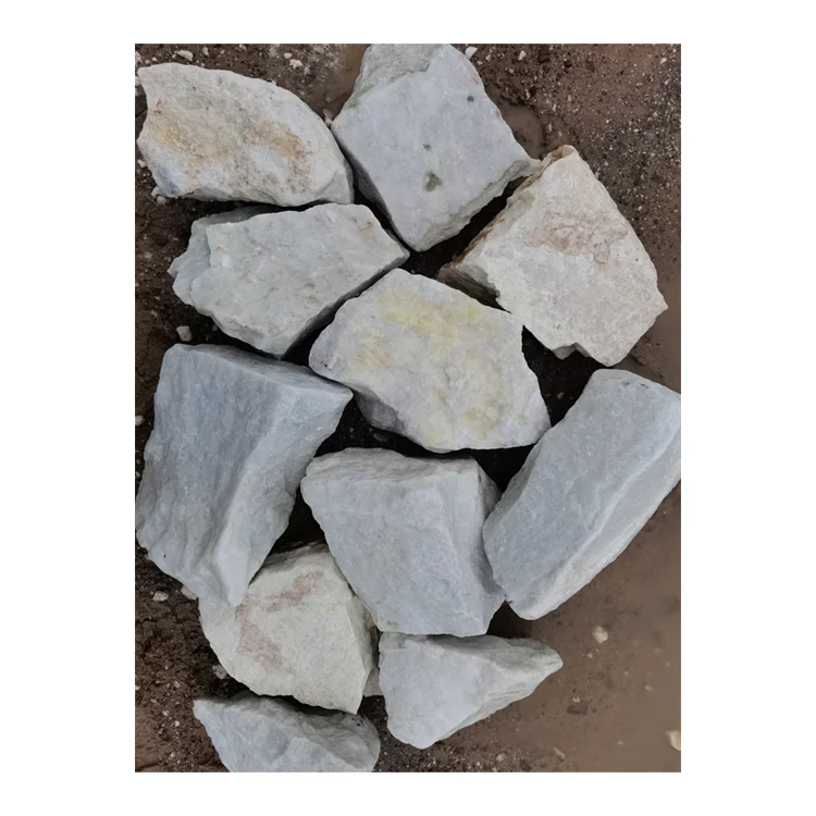 white No.19 large size  80-300mm natural stone rocks for waterfall landscape and decorate the garden