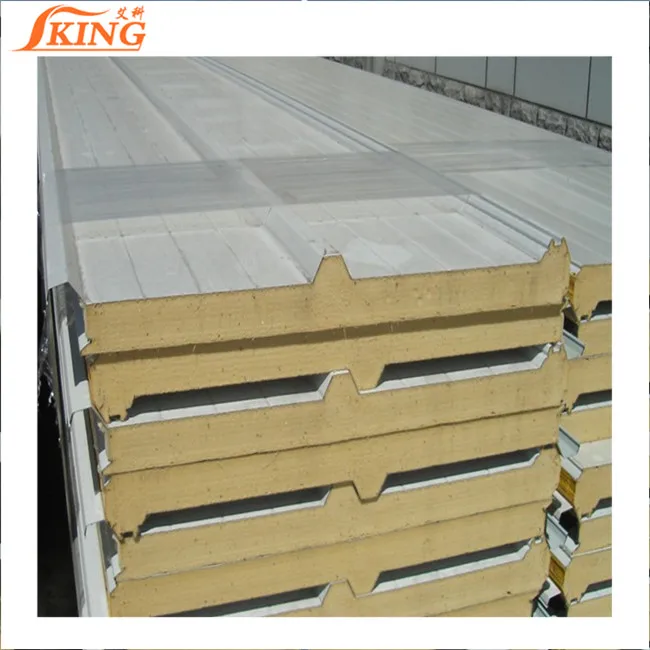 Панели de LED панельный дом PU сэндвича крыши оцинкованного железа