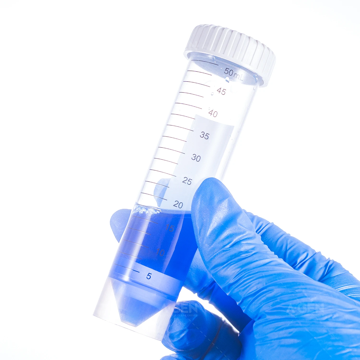 Центрифужная трубка 50 мл со стоячим коническим V-образным дном и градуировкой