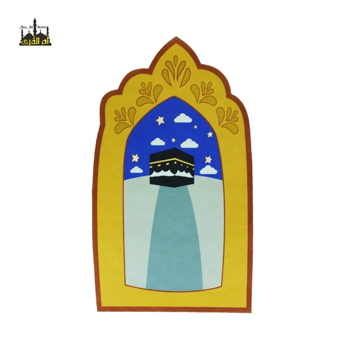 cartoon carpet manufactures washable children prayer mat for muslim