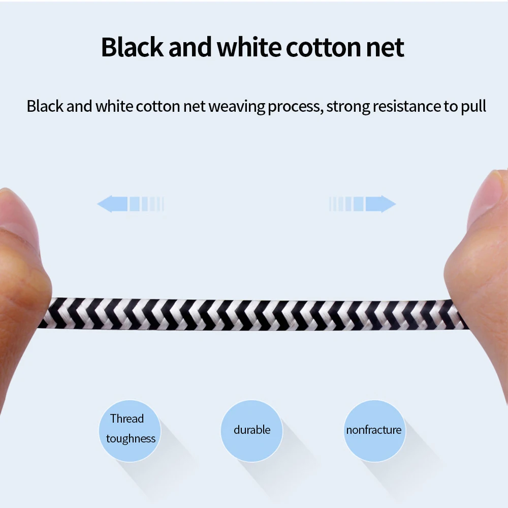 OEM / ODM Y9 USB A to USB B Audio Cable USB1.0 to USB2.0 7N OCC Silver Plating Carbon Fiber Ring Black & White