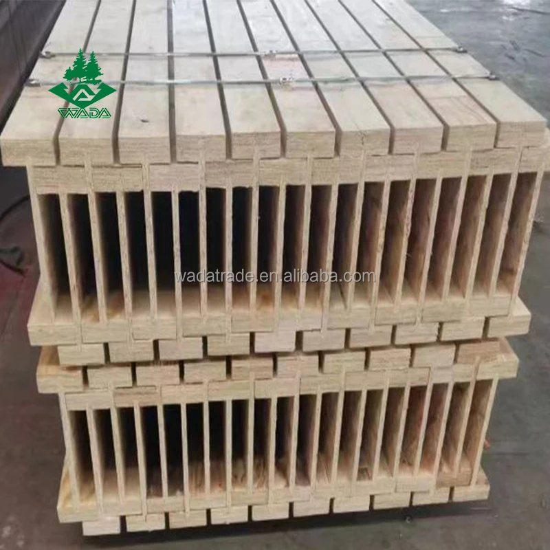 Building construction use high quality Pine LVL wood floor  I- beams