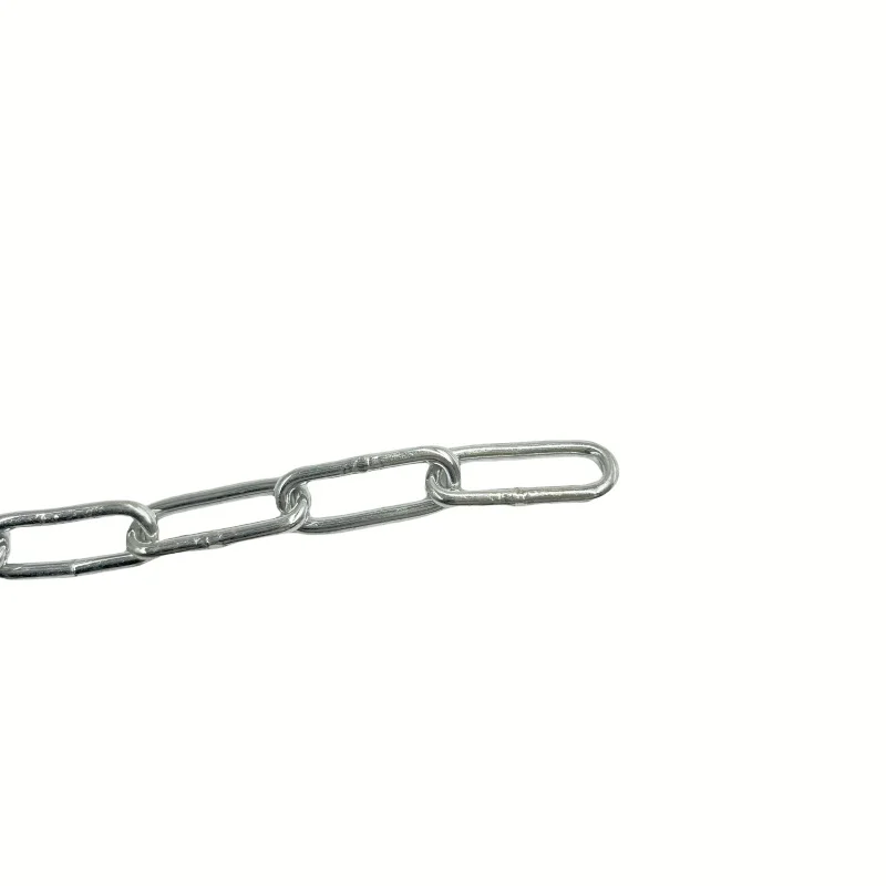 China manufacturer Din763 welded galvanized steel long link chain
