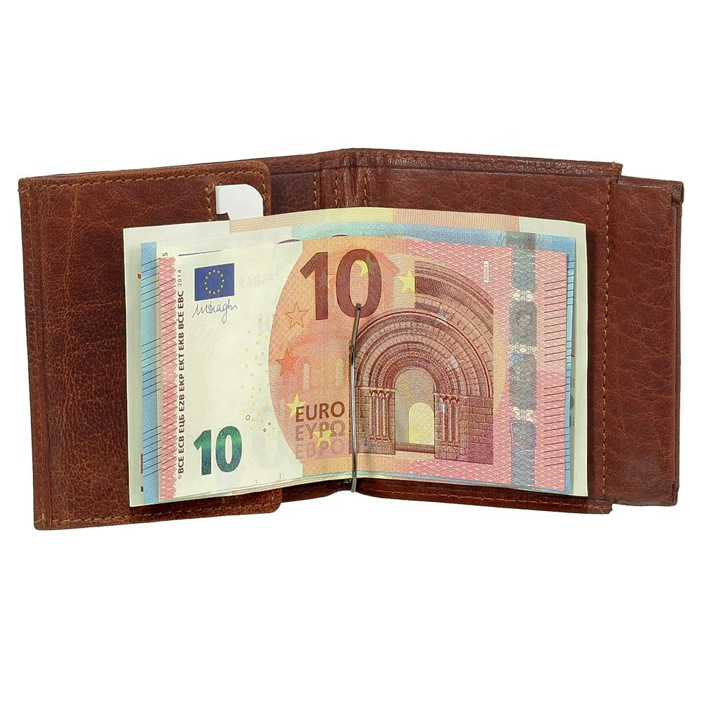 Travel hasp cash wallet minimalist mens slim credit card holder case rfid blocking leather trifold wallet with coin pocket